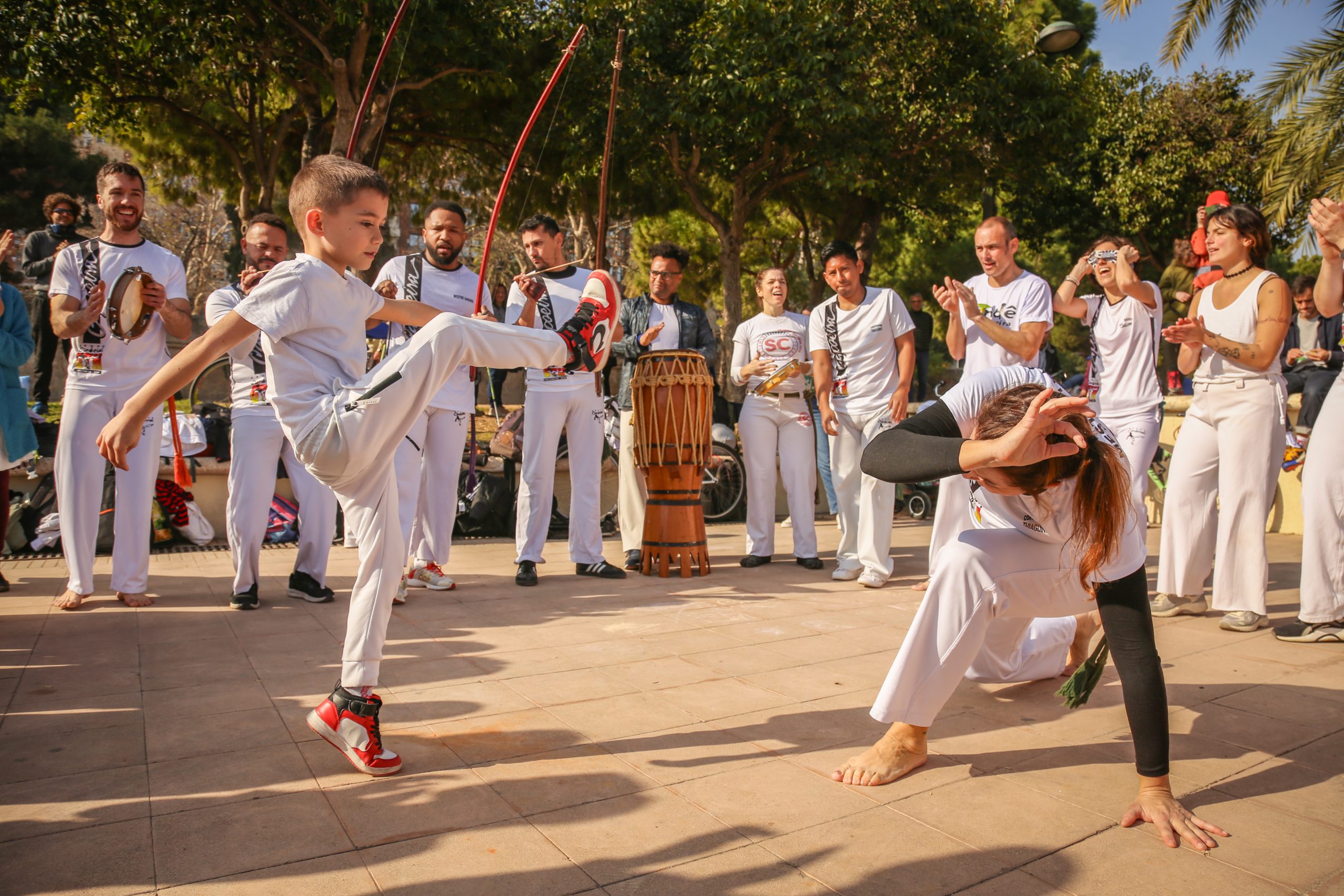 Patadas en la Capoeira